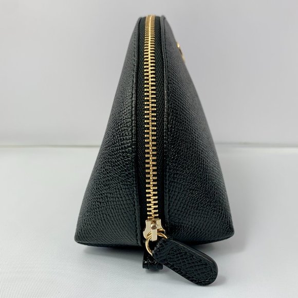 Host Pick 🥳🎉Salvatore Ferragamo Cosmetic Zip Pouch in Nero NEW W BOX - Picture 3 of 11